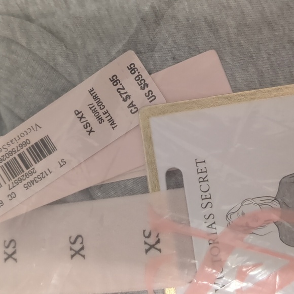 New Victoria secret Flannel Long-Sleeve Tee-Jama Set - Picture 5 of 5